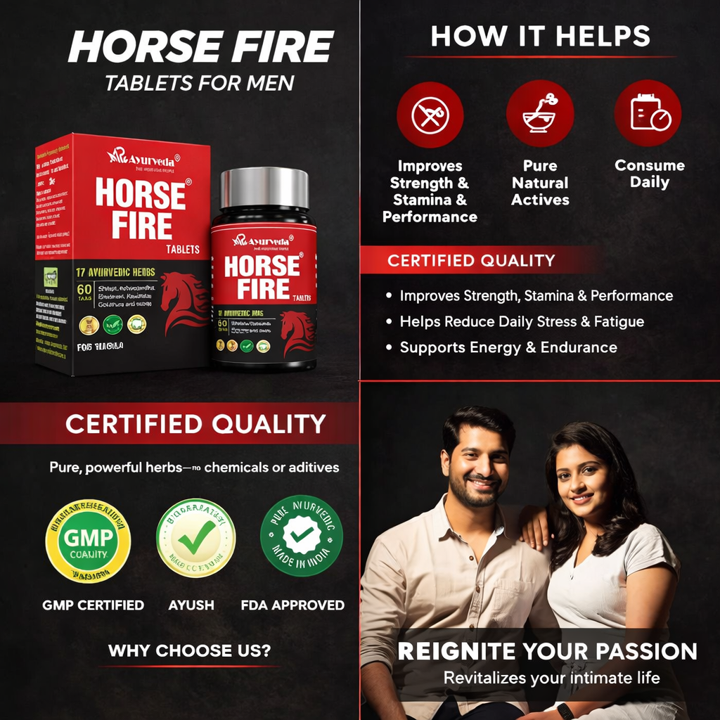 Horse Fire Tablets- Promotes Natural Energy and Daily Wellness  4.8 (224 reviews)