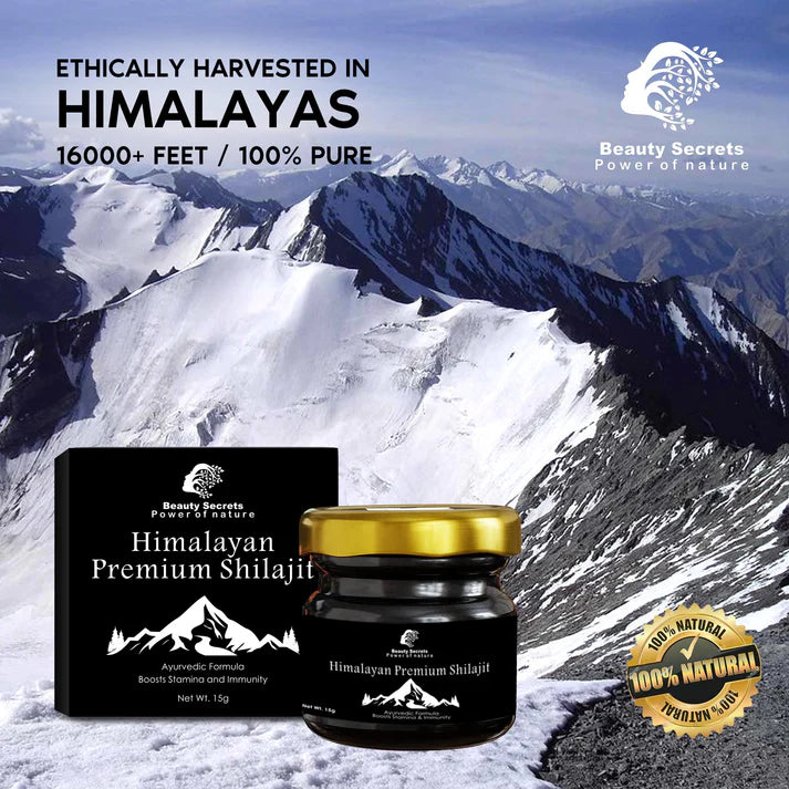 🔥 Natural Performance Booster – Pure Himalayan Shilajit Resin